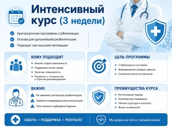 Реабилитация за 21 день в Березовском